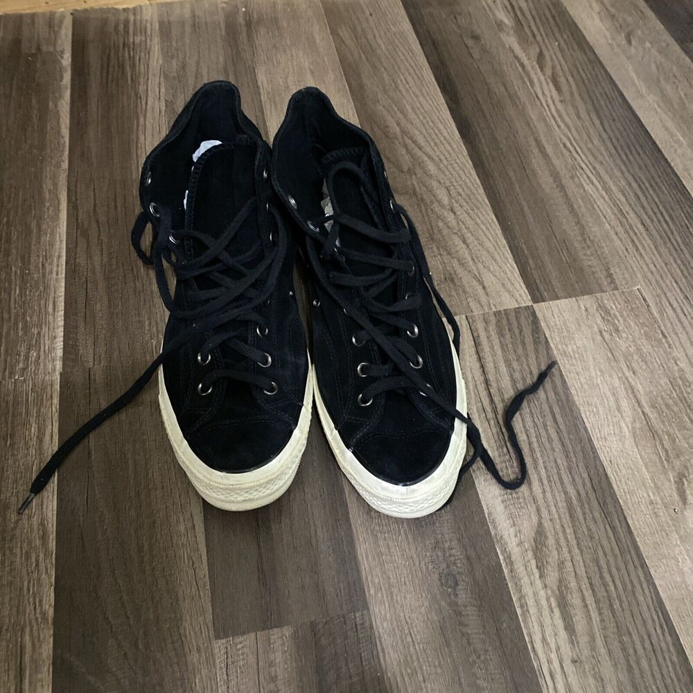 CONVERSE I Love New York Chuck Taylor All-star High Top Sneakers Black Suede 11